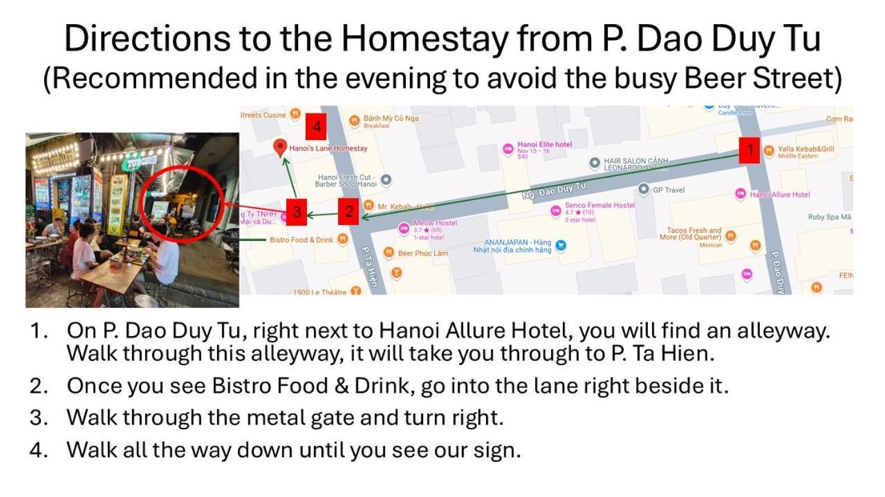 Hanoi'S Lane Homestay Bagian luar foto
